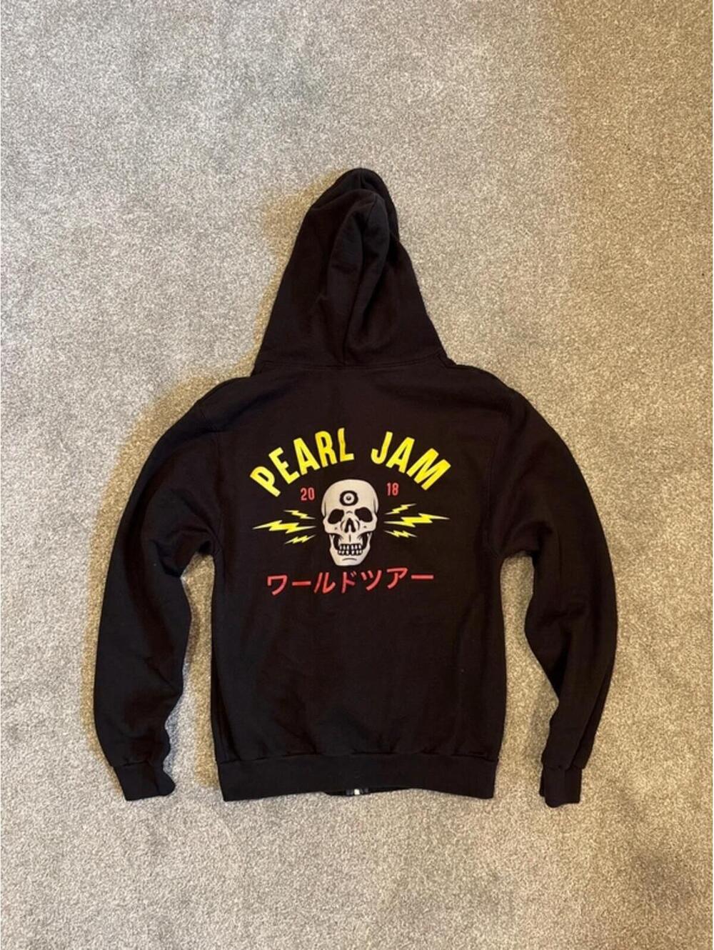 Pearl Jam 2018 World Tour Electric Skull Hoodie - Men’s S